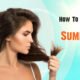 Get Rid of Sticky Hair in Summer गर्मियों में चिपचिपे बालों से कैसे छुटकारा पाएं?