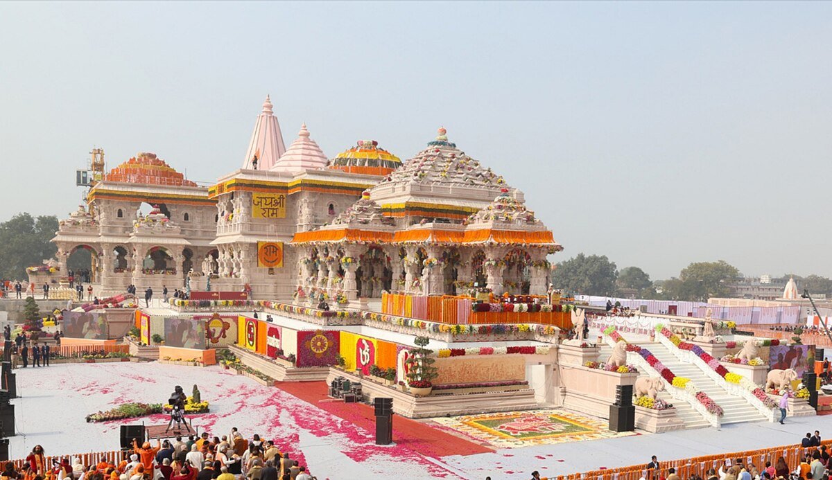 Ayodhya Ram Mandir Inauguration Day Picture अयोध्या जी मार्गदर्शिका - Ayodhya Travel Guide