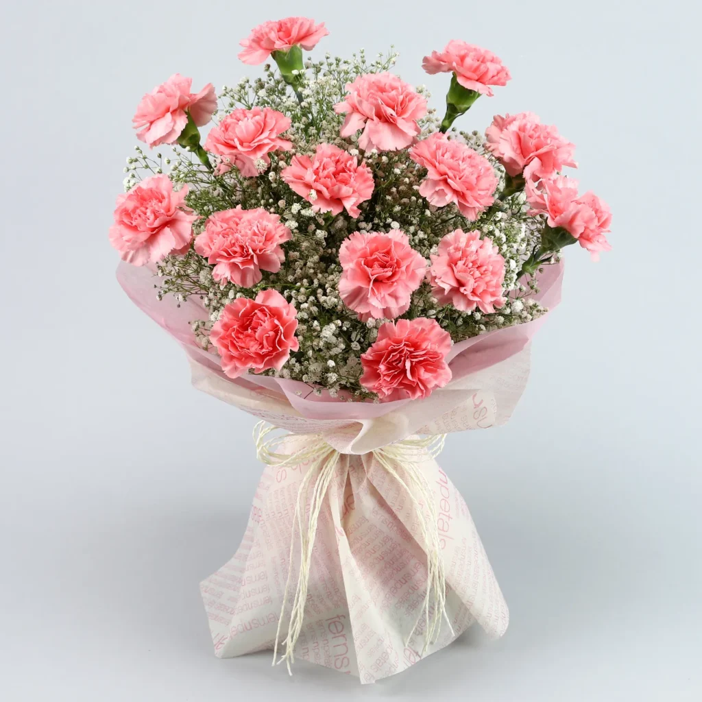 love for pastel carnations bouquet 4 वैलेंटाइन डे गिफ्ट आइडिया- Valentine Day Gift Ideas