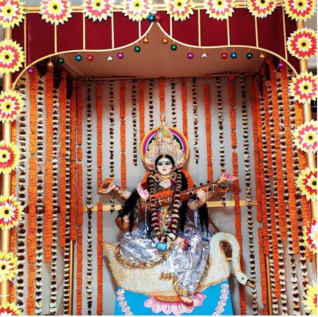 saraswati puja3 वसंत पंचमी - Basant Panchami