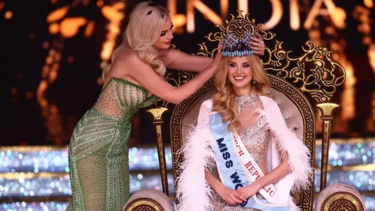Miss World 2024 मिस वर्ल्ड 2024 : चेक गणराज्य की क्रिस्टीना पिज़्ज़कोवा ने मिस वर्ल्ड का ताज पहना